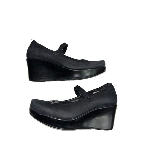 NAOT Women's Wedge Platform Mary Jane Shoes size 39/8.5 Genuine Leather - Picture 6 of 9
